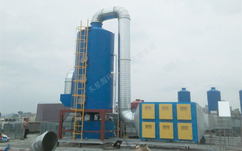 噴淋塔的結(jié)構(gòu)及特點